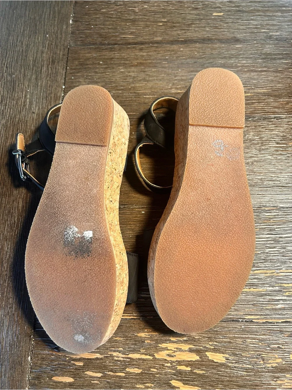 UGG black wedge